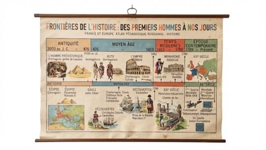 Questions pour un Champion : la frise historique.