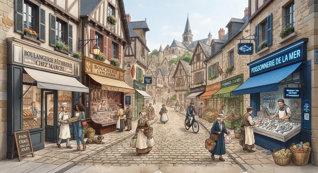 Vocabulaire : les commerces